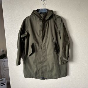 Khaki Green Raincoat